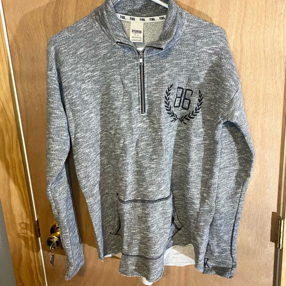 VS PINK Quarter Zip Sweatshirt size M